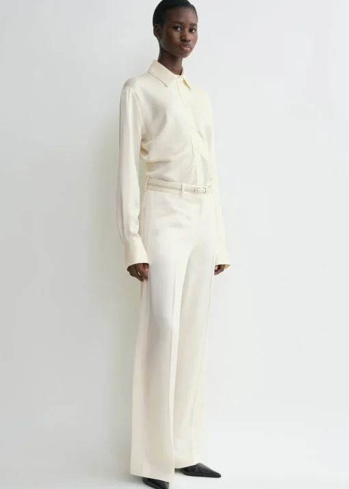 Slouch waist shirt macadamia