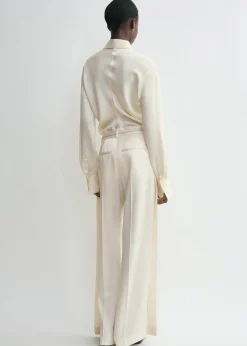 Slouch waist shirt macadamia