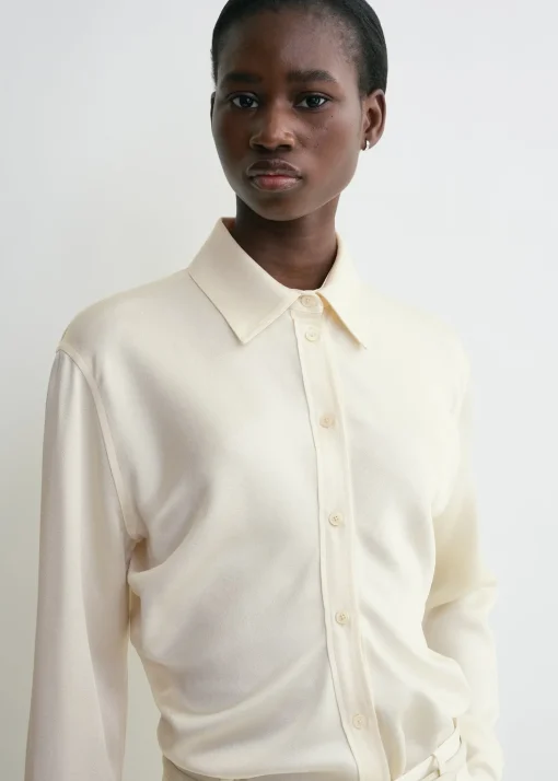 Slouch waist shirt macadamia