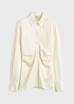 Slouch waist shirt macadamia