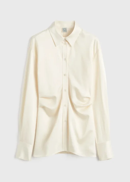 Slouch waist shirt macadamia