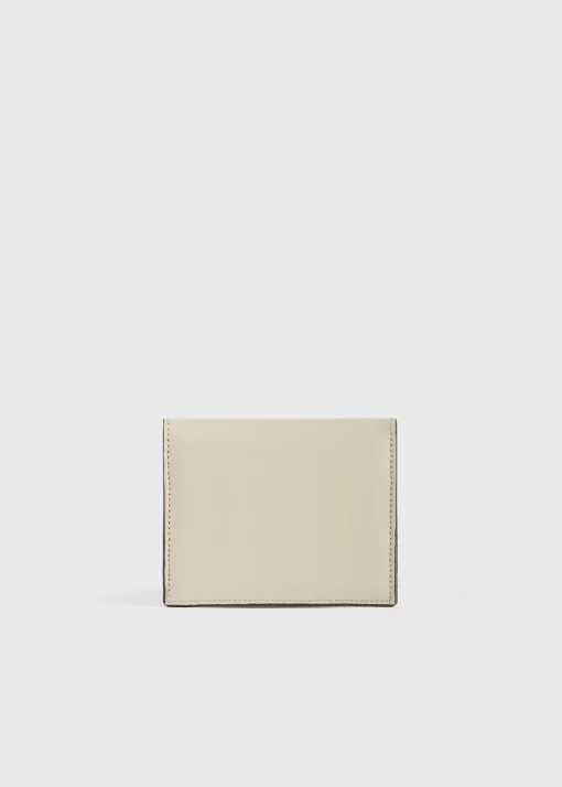 T-Lock leather cardholder fawn