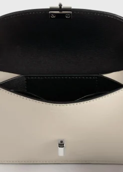 T-Lock leather cardholder fawn