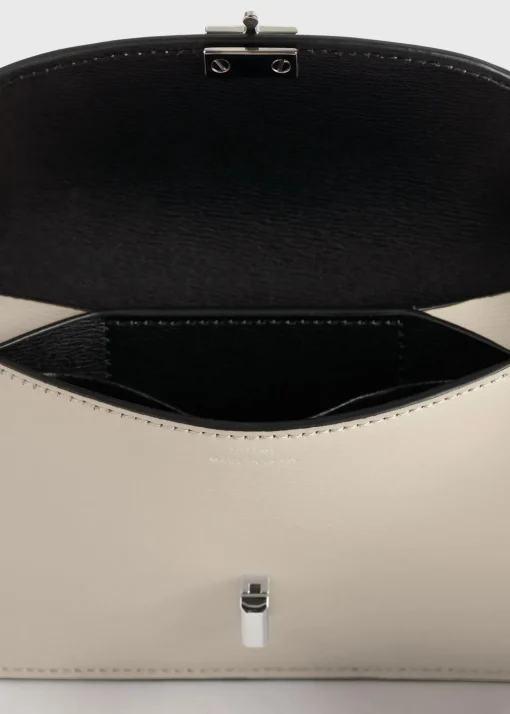 T-Lock leather cardholder fawn