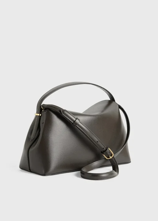 T-Lock leather top handle bark