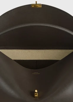 T-Lock leather top handle bark