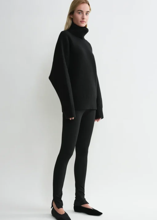 Zip leggings black